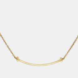 Pre Owned Tiffany & Co. T Smile 18K Yellow Gold Bracelet