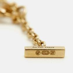 Pre Owned Tiffany & Co. T Smile 18K Yellow Gold Bracelet