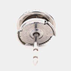 Pre Owned Tiffany & Co. Soleste Platinum, Diamond Stud Earrings