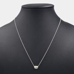 Pre Owned Tiffany & Co. Silver Bean Necklace