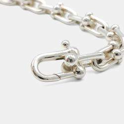 مملوكة مسبقًا Tiffany & Co. Silver Hardware Link Bracelet