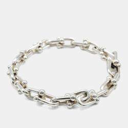 مملوكة مسبقًا Tiffany & Co. Silver Hardware Link Bracelet