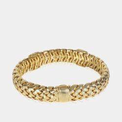 Pre Owned سوار تيفاني & كو. فانتري ذهبي أصفر عيار 18 وأ لماس