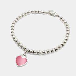 Pre Owned Tiffany & Co. Silver Return-to Bracelet