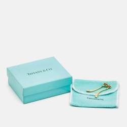 Pre Owned أقراط تيفاني & كو. ألسا بريتي دمعة ذهب أصفر عيار 18 