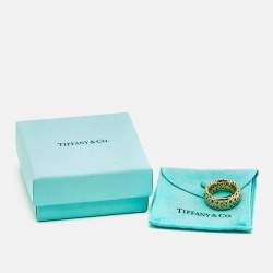 Pre Owned Tiffany & Co. Paloma Picasso Marrakesh 18k Yellow Gold Band Ring Size 53