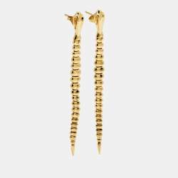 مملوكة مسبقًا Tiffany & Co. Elsa Peretti Viper 18k Yellow Gold Earrings