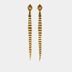 مملوكة مسبقًا Tiffany & Co. Elsa Peretti Viper 18k Yellow Gold Earrings