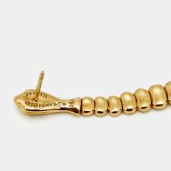مملوكة مسبقًا Tiffany & Co. Elsa Peretti Viper 18k Yellow Gold Earrings