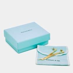 مملوكة مسبقًا Tiffany & Co. Elsa Peretti Viper 18k Yellow Gold Earrings