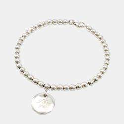 مملوكة مسبقًا سوار تيفاني & كو. خرز فضة نوط أحبك