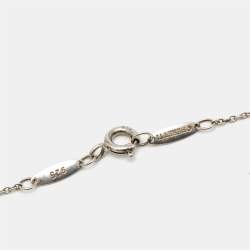 Pre Owned قلادة تيفاني & كو. دايموندز باي ذا يارد فضة استرلينية