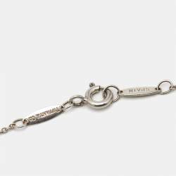 Pre Owned قلادة تيفاني & كو. دايموندز باي ذا يارد فضة استرلينية