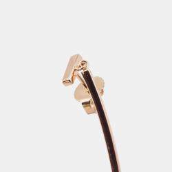 Pre Owned أقراط تيفاني & كو. "تي واير بار" ذهب وردي عيار 18