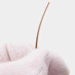 Pre Owned أقراط تيفاني & كو. "تي واير بار" ذهب وردي عيار 18