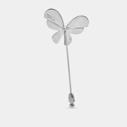 مملوكة مسبقًا بروش تيفاني & كو. ريتيرن تو تيفاني لاف بوغز باترفلاي ذهب عيار 18 ثنائي اللون فضة سترلينغ