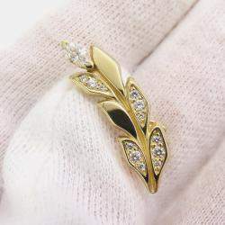 مملوكة مسبقًا أقراط تيفاني & كو. فيكتوريا فاين ذهب أصفر عيار 18 وألماس كليمبر