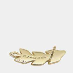 مملوكة مسبقًا أقراط تيفاني & كو. فيكتوريا فاين ذهب أصفر عيار 18 وألماس كليمبر