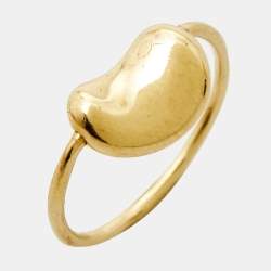 Pre Owned خاتم تيفاني & كو. إلسا بيريتي بين ذهب أصفر عيار 18 مقاس 50