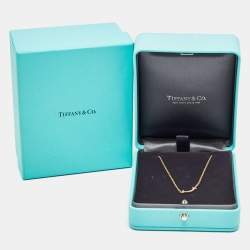 Pre Owned سوار تيفاني & كو. تيفاني تي سمايل ألماس ذهب أصفر عيار 18 صغير