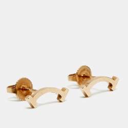 Pre Owned Tiffany & Co. T Smile Mini 18k Rose Gold Earrings