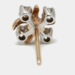 مملوكة مسبقًا أقراط تيفاني & كو. ستون باي تيفاني ألماس ذهب وردي عيار 18 و بلاتينوم