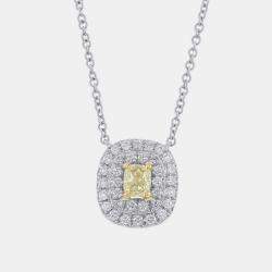 Pre Owned قلادة تيفاني & كو. سولست بلاتين الماس دلاية الرقبة