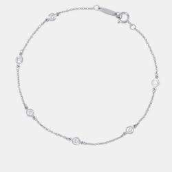 Pre Owned Tiffany & Co. Elsa Peretti Diamond By The Yard Bracelet