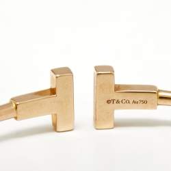 مملوكة مسبقًا سوار تيفاني & كو. تيفاني تي واير 18 ذهب وردي