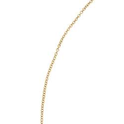 Pre Owned Tiffany & Co. Tiffany T Smile Diamond 18k Yellow Gold Necklace