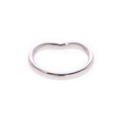 Pre Owned Tiffany & Co. PT950 and Diamond Curved Band Ring 46