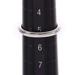 Pre Owned Tiffany & Co. PT950 and Diamond Curved Band Ring 46