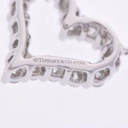 Tiffany & Co. Sentimental Diamond Heart Platinum Necklace 
