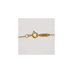 Pre Owned Tiffany & Co. Atlas Bar 18K Yellow Gold Diamond Pendant Necklace