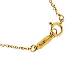 Pre Owned Tiffany & Co Diamond Cultured Pearl 18K Yellow Gold Pendant Necklace