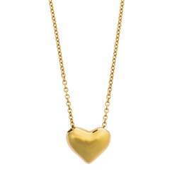 مملوكة مسبقًا قلادة تيفاني آند كو. إتوال بلات ين ذهب أصفر عيار 18 ألماس قلب