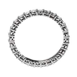 مملوكة مسبقًا Tiffany & Co. Embrace Diamond Platinum Eternity Band Ring 50