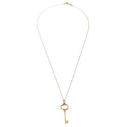 Pre Owned Tiffany & Co.Tiffany Keys 18K Rose Gold Pendant Necklace