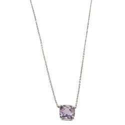 Pre Owned Tiffany & Co. Amethyst Silver Pendant Necklace