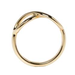 مملوكة مسبقًا Tiffany & Co. Infinity 18K Yellow Gold Ring Size 50