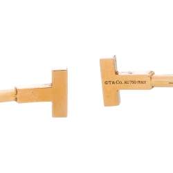 Pre Owned Tiffany & Co. T Wire 18K Rose Gold Bracelet