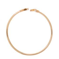 Pre Owned Tiffany & Co. T Wire 18K Rose Gold Bracelet