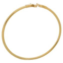 Pre Owned Tiffany & Co. T Wire 18K Yellow Gold Bracelet