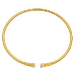 Pre Owned Tiffany & Co. T Wire 18K Yellow Gold Bracelet