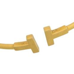 Pre Owned Tiffany & Co. T Wire 18K Yellow Gold Bracelet