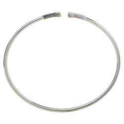 Pre Owned Tiffany & Co. T Wire Diamond 18K White Gold Bracelet