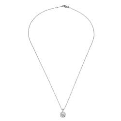 Pre Owned Tiffany & Co. Legacy Diamond Platinum Pendant Necklace
