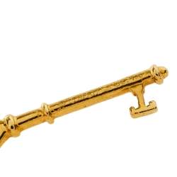 Pre Owned Tiffany & Co. Tiffany Keys Daisy Key Diamond 18K Yellow Gold Pendant 
