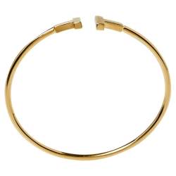Pre Owned Tiffany & Co. Tiffany T Wire 18K Yellow Gold Bracelet