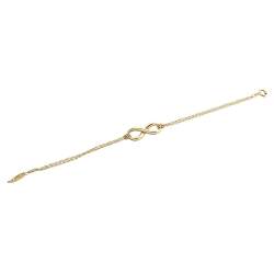 Pre Owned Tiffany & Co. Infinity 18K Yellow Gold Bracelet